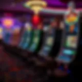 Colorful slot machines at Tulalip Casino