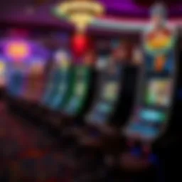 Colorful slot machines at Tulalip Casino