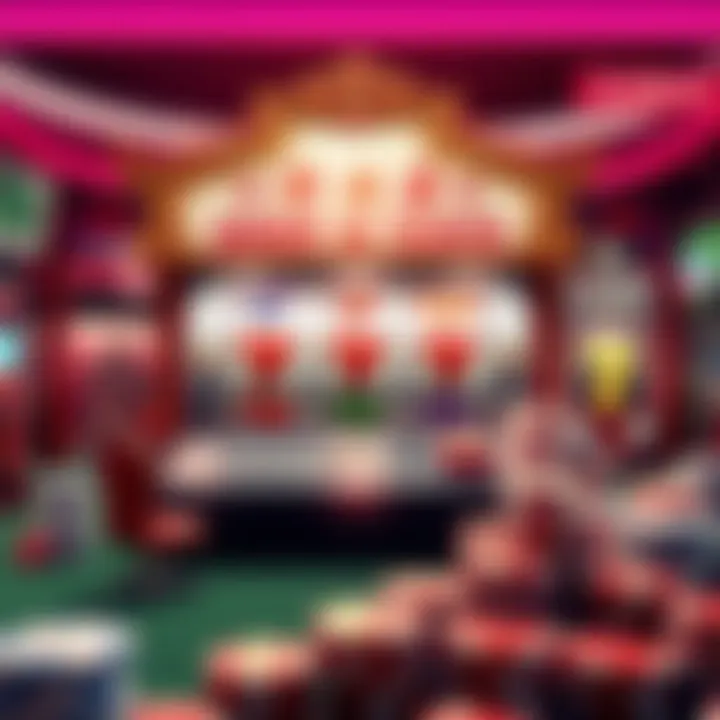 An illustration showcasing the unique themes of Asian slots.