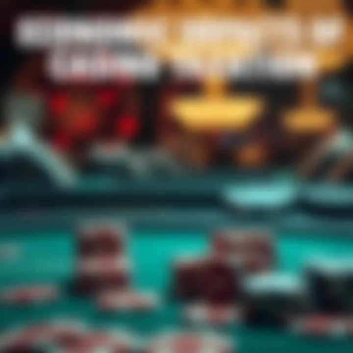 Economic Impacts of Casino Taxation Infographic depicting economic impacts of casino taxation