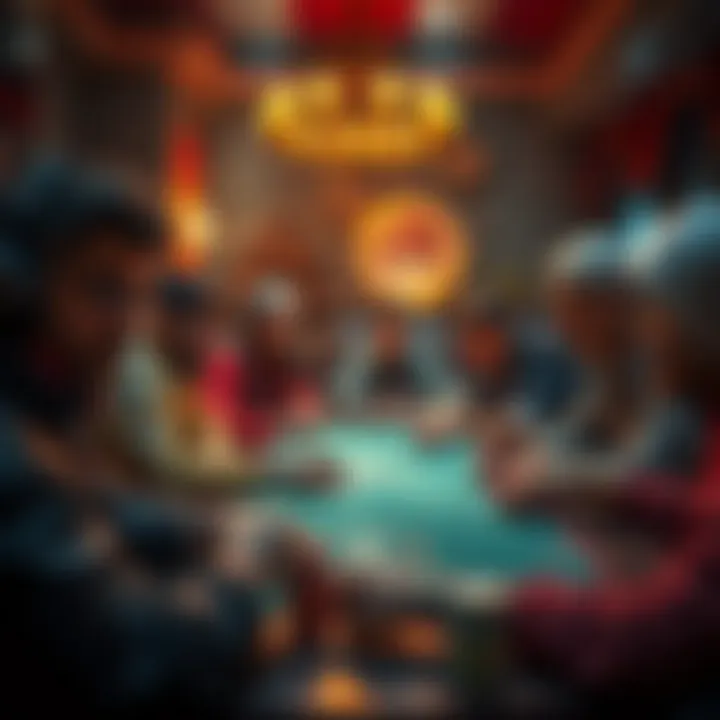 The Social Dynamics: Connecting Through Durak A vibrant community of players engaging in Durak