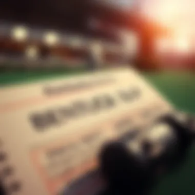 Kentucky Derby Betting Slip Close-up of a betting slip for the Kentucky Derby