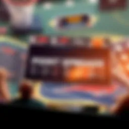 Illustration representing the concept of point spreads in basketball betting