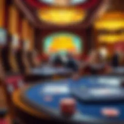 Casino gaming environment highlighting age restrictions