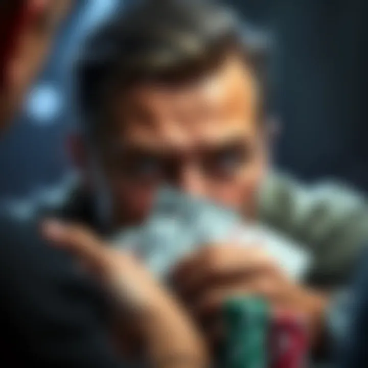 A visual metaphor illustrating the balance between expression and concealment in social interactions