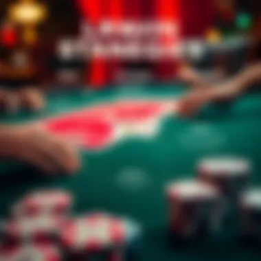 An overview of blackjack strategies displayed in a graphic format