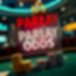 Visual representation of parlay odds calculation.