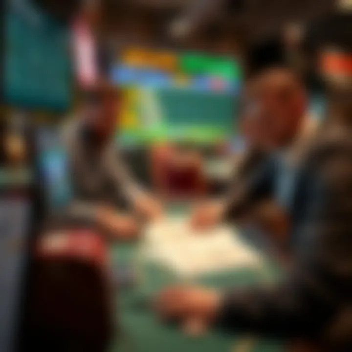 User interface of betting platforms